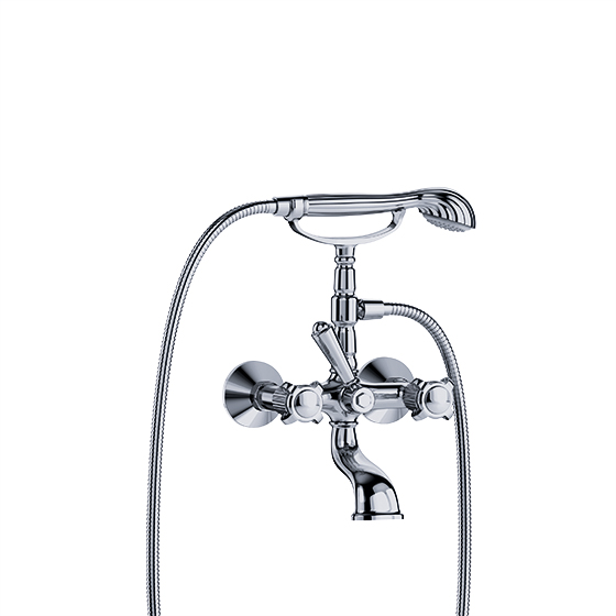 Bath tub mixer - Exposed tub/shower mixer ½“ inclusive shower set - Article No. 607.20.109.xxx