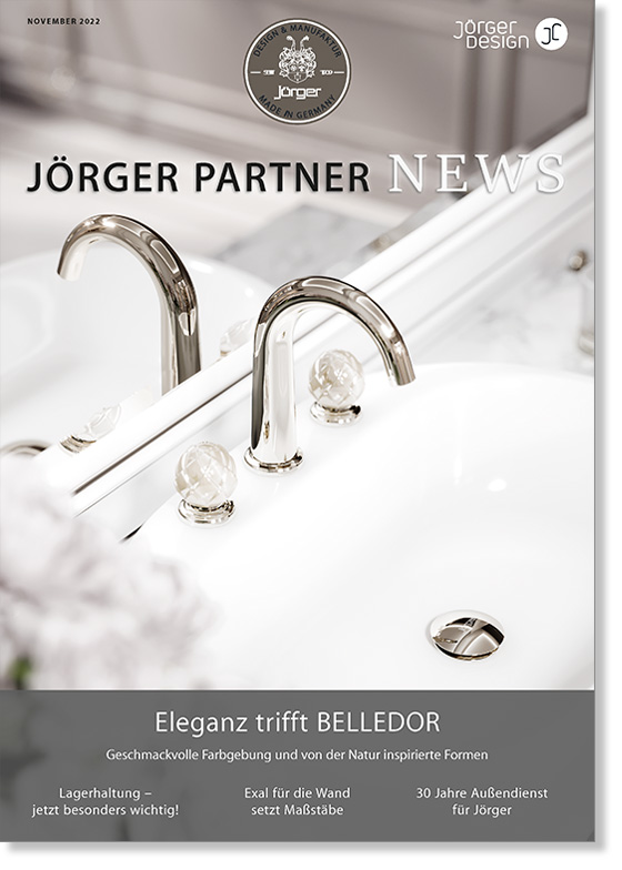 Jörger Design, Belledor, Silbernickel, neue Perlmuttgriffe, Partner News, November Ausgabe, klassisch, elegant, Bad, Armatur, Waschtisch, Natur, Inspiration, Joerger