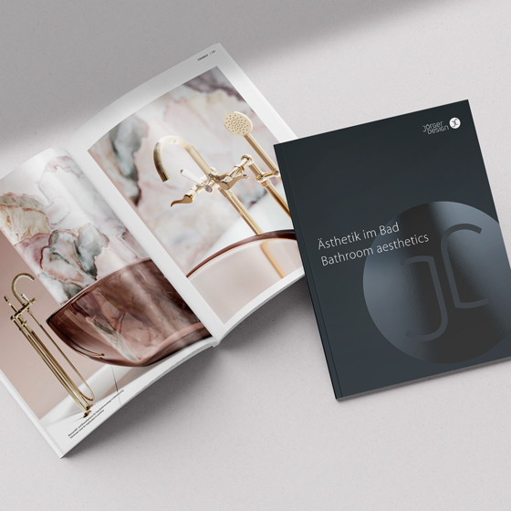Jörger Design, Designer-Luxus-Armaturen, Bad-Accessoires, Oberflächen, neuer Katalog, neues Magazin 2022, deutsche Premium-Marke, Bad-Armaturen-Design