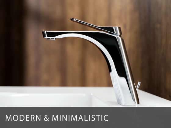 JÖRGER design style modern and minimalistic new collection Eleven washbasin tap in chrome
