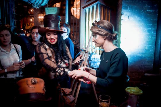 JOERGER steampunk party with Hogart Art in Moscow (RUS)