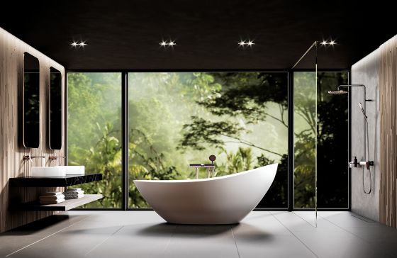 Jörger Design, Eleven, collection, modern, mink matt, bathroom inspiration, nature, wellness, oasis, Cielo, Marazzi, Mutina, Phenomenon, Yoshioka, tiles, porcelain stoneware, Joerger