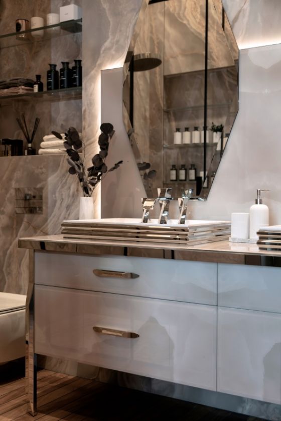 Jörger Design, 3-Loch-armature, Turn, Design Armatur, Chrom, Waschtischbatterie, elegant, modern, stilvoll, Badmoebel Mildue