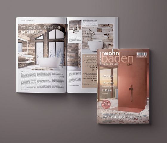 Jörger, Eleven, wohnbaden, Trendmagazin, Winterausgabe 2021/2022, Gewinnspiel, Badplanung, Baddesign, Badrenovierung , bathroom renovation