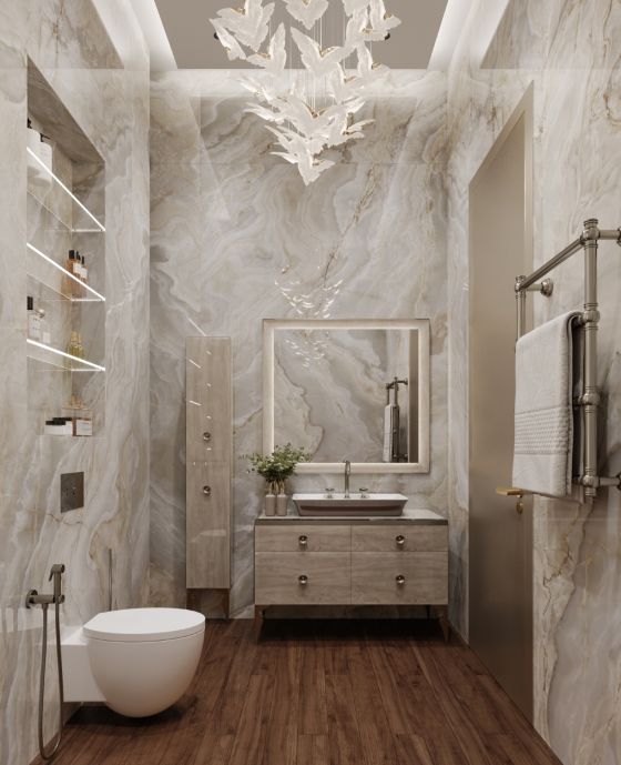 Jörger Design, Valencia, дизайнерский смеситель, серебристый никель, интерьер ванной, Андрей Силаев, люстра Preciosa, санузел, керамогранит, la fabbrica, Mildue, мебель для ванной, 