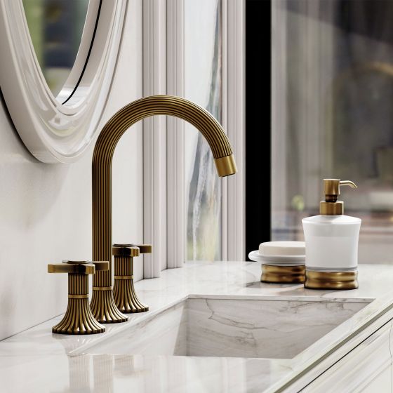 Joerger Design, Cronos, bronze, washbasin, faucet, bathroom accessories, classic, elegant, bathroom, designer faucets, luxurious