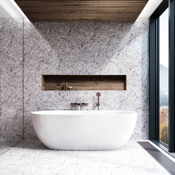 Jörger Design, Смеситель для ванны, с душевым гарнитуром, Exal, матовый нерц  