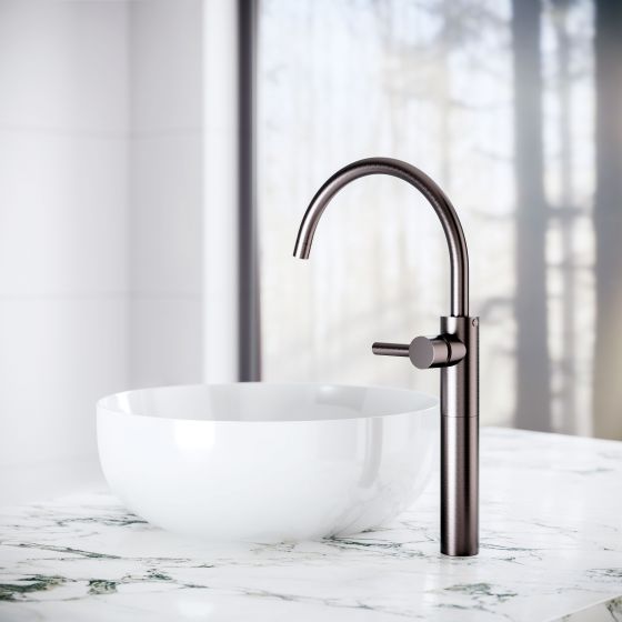 Jörger, Design, Charleston Royal, Design style, modern and minimalist, elegant bath mixer in matt mink