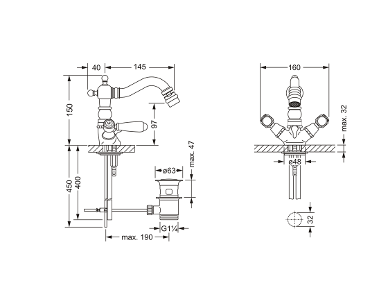 109.10.105.xxx Specification drawing mm