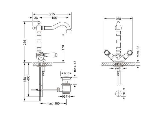 109.10.305.xxx Specification drawing mm