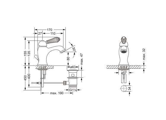 129.10.333.xxx-AA Specification drawing mm