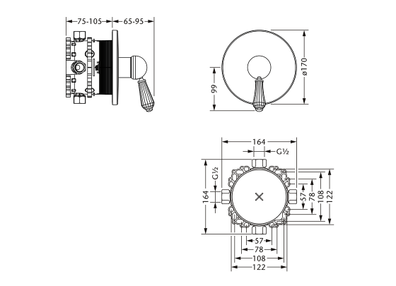 129.20.235.xxx-AA Specification drawing mm