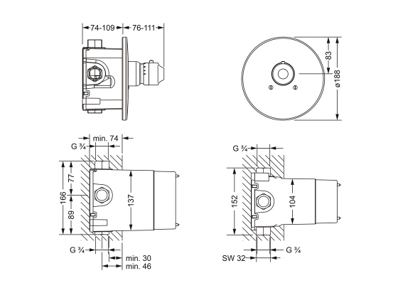 129.40.560.xxx Specification drawing mm