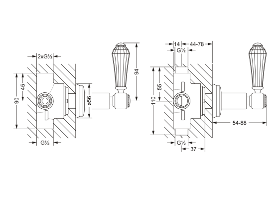 129.40.650.xxx-AA Specification drawing mm