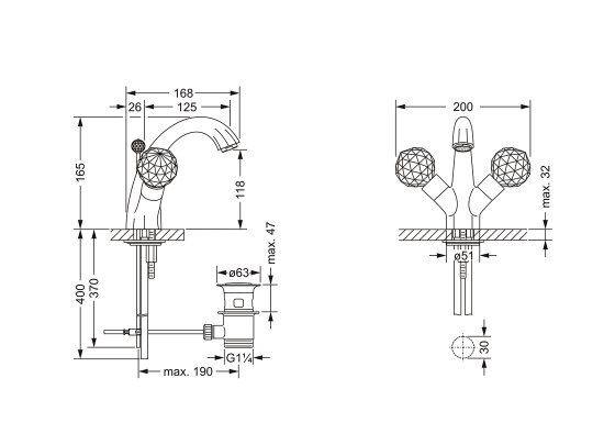 600.10.300.xxx-AA Specification drawing mm