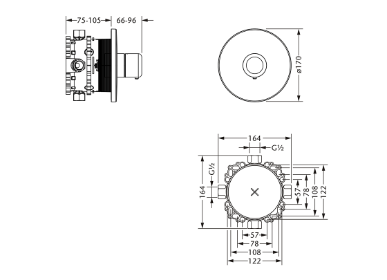 600.40.460.xxx Specification drawing mm