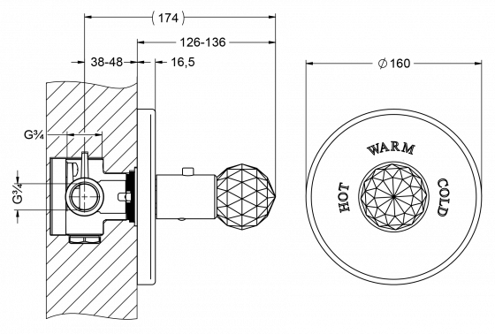 600.40.520.xxx-AA Specification drawing mm