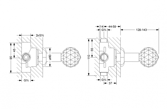 600.40.650.xxx-AA Specification drawing mm