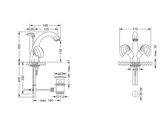 601.10.300.xxx Specification drawing mm