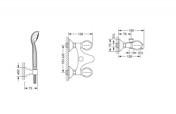 603.20.100.xxx Specification drawing mm