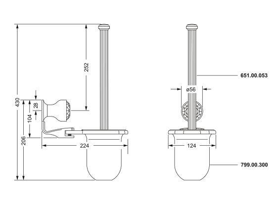 605.00.000.xxx Specification drawing mm