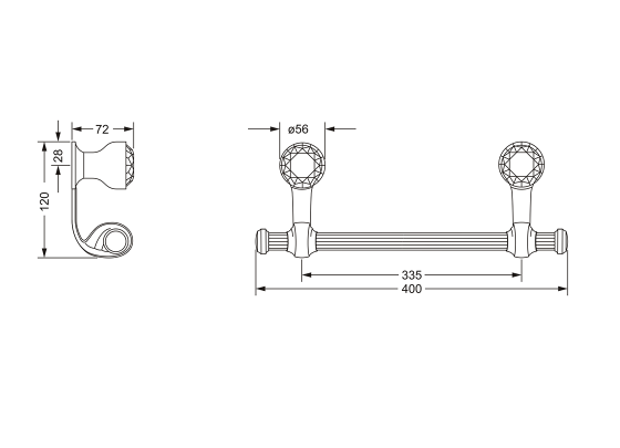 605.00.031.xxx Specification drawing mm