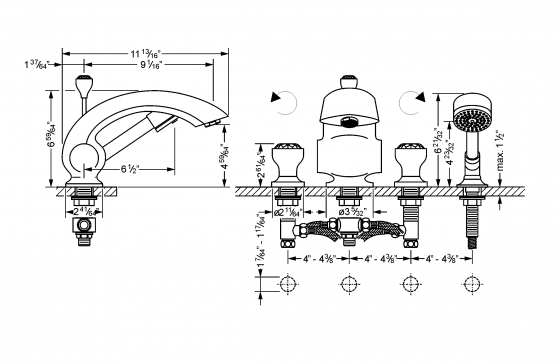 605.40.100.xxx Specification drawing inch
