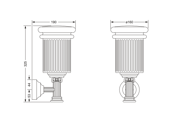 607.00.061.xxx Specification drawing mm