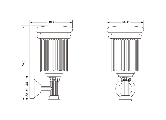 607.00.063.xxx Specification drawing mm