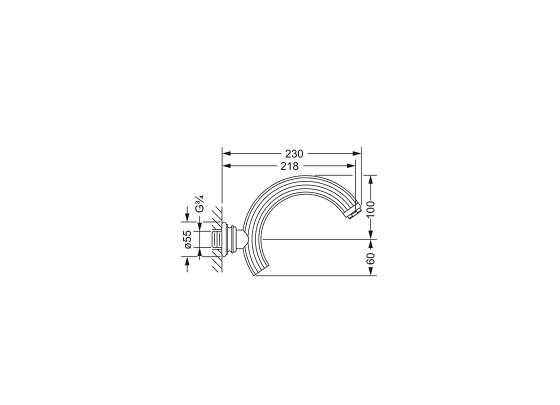 607.11.100.xxx Specification drawing mm