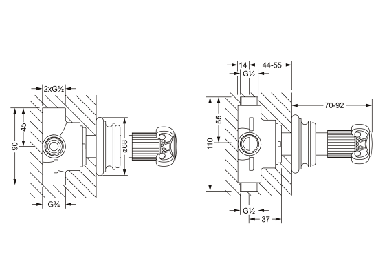 607.40.650.xxx Specification drawing mm