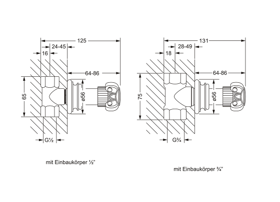 607.50.234.xxx Specification drawing mm