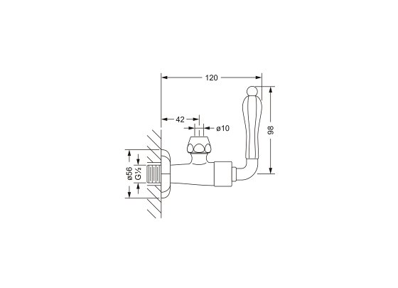 608.12.100.xxx Specification drawing mm