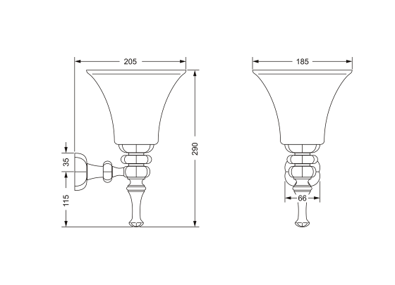 611.00.061.xxx Specification drawing mm