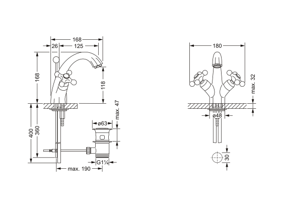 611.10.300.xxx Specification drawing mm