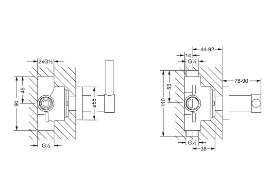 615.40.650.xxx Specification drawing mm