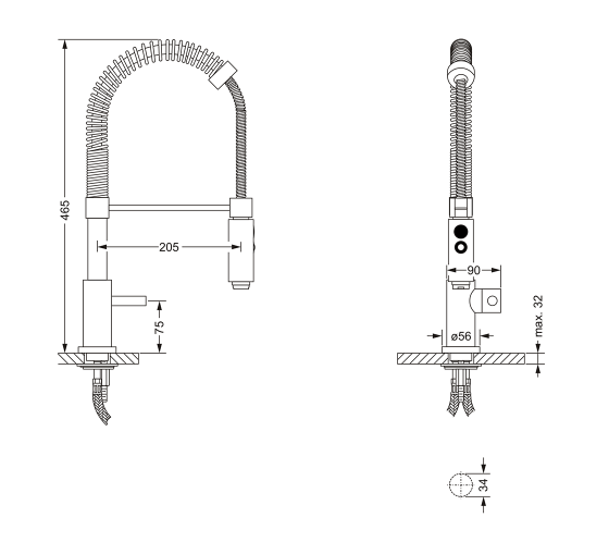 619.10.650.xxx Specification drawing mm