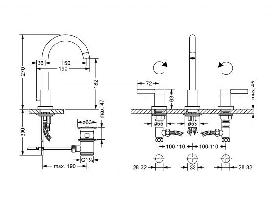 619.30.300.xxx Specification drawing mm