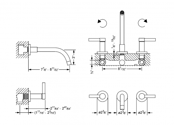 619.30.360.xxx Specification drawing inch