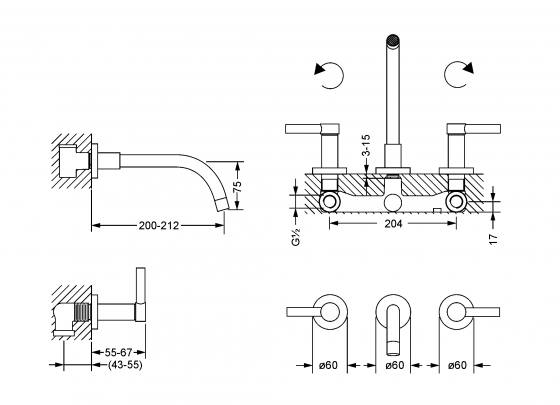 619.30.360.xxx Specification drawing mm