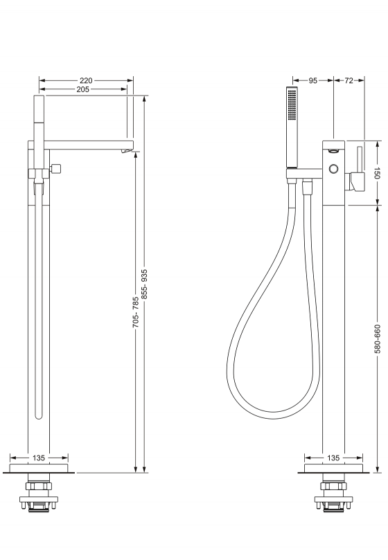 621.10.820.xxx Specification drawing mm