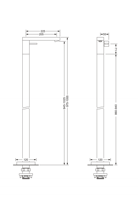 621.10.834.xxx Specification drawing mm