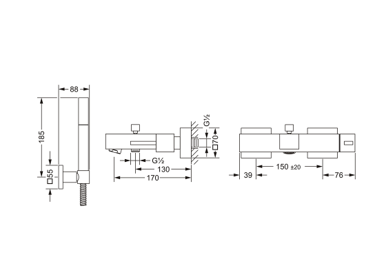 621.20.500.xxx Specification drawing mm