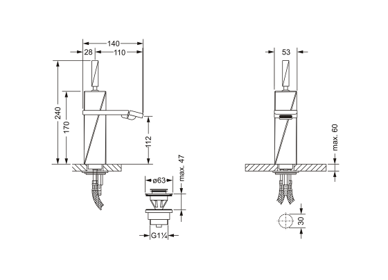 623.10.111.xxx Specification drawing mm