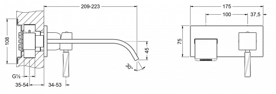 623.20.366.xxx Specification drawing mm