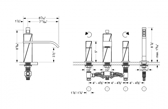 623.40.100.xxx Specification drawing inch