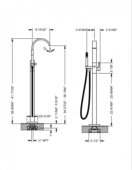 626.10.820.xxx Specification drawing inch