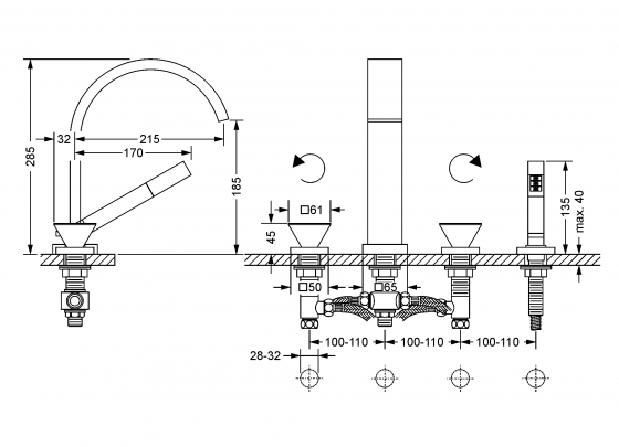 626.40.100.xxx-AA Specification drawing mm