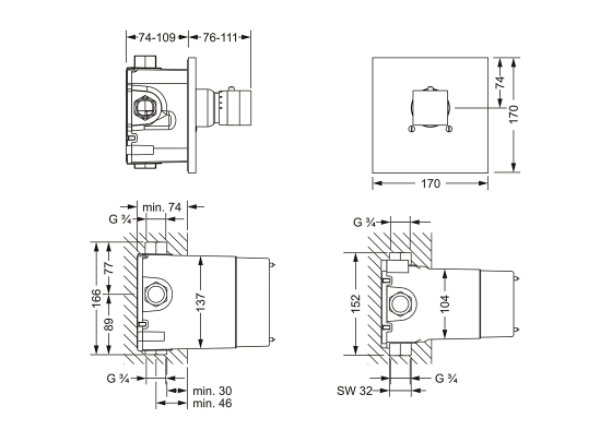 626.40.555.xxx Specification drawing mm