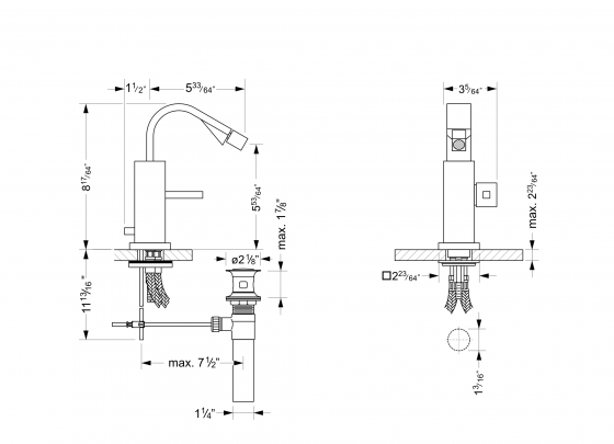 627.10.611.xxx Specification drawing inch